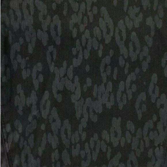 Lucky Brand Charlie Skinny Black Gray Cheetah Print Skinny Jeans Womens 0R/25 - Picture 12 of 12